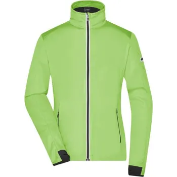 DAIBER JN 1125 / Dámská 3-vrstvá sportovní softshellová bunda - bright green/black L