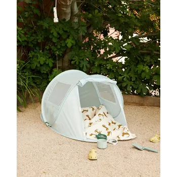 Dětský stan Stan LIEWOOD Bjork Proužky Ice blue / Creme de la creme