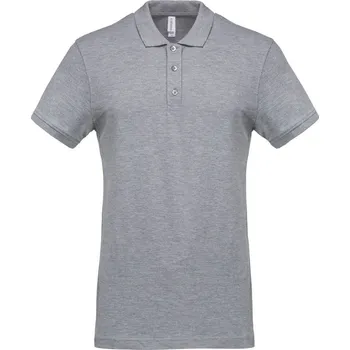 Pánské tričko KARIBAN VINTAGE K254 / Pánské piqué polo - ash heather 4XL