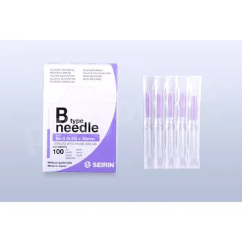 Jehla na akupunkturu Akupunkturní jehly Seirin B-type 5 / 0,25×30 mm