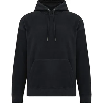 Pánská mikina KARIBAN VINTAGE K949 / Unisex oversize mikrofleecová mikina s kapucí - black M