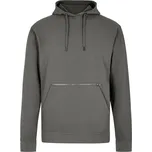 KUSTOM KIT KK 338 / Pánská piqué mikina s kapucí - dark grey XXXL