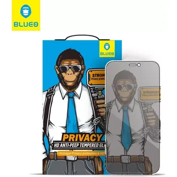 Ochranné sklo s privátním filtrem Blueo 5D Mr. Monkey Glass Strong Privacy Apple iPhone 14 Plus / 13 Pro Max