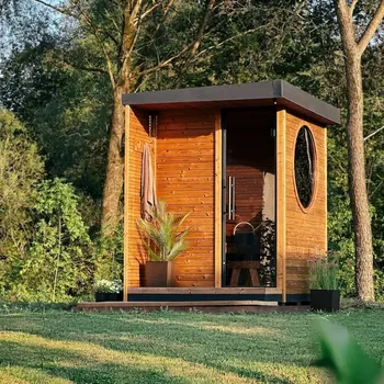 Sauna Exteriérová sauna z Thermowood – KAIA - VMS-KAIA