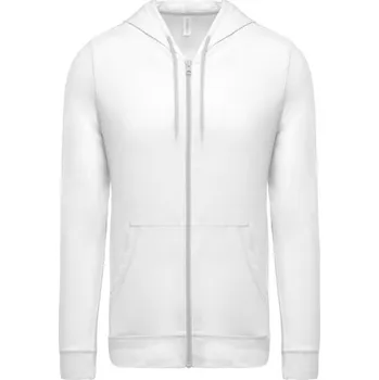 Pánská mikina KARIBAN VINTAGE K438 / Mikina s kapucí - white S