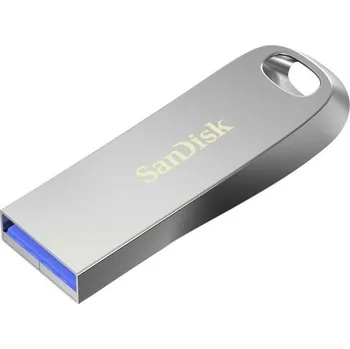 USB flash disk Flash USB SanDisk Ultra Luxe 128GB USB 3.2 - stříbrný
