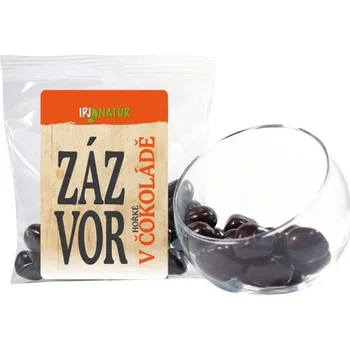 Čokoláda Zdraví z přírody Zázvor v hořké čokoládě 100g