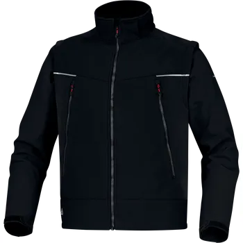 Pánská softshellová bunda DELTA ORSA / Pánská softshellová bunda 2v1 - černá XXL