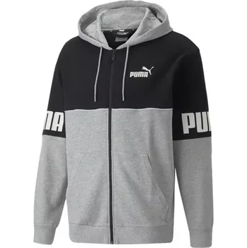 Pánská mikina Pánská mikina 849842 04 Šedá s černou - Puma šedá-černá M