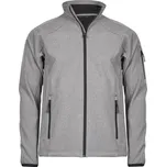 TEE JAYS TJ9510 / Pánská 3-vrstvá softshellová bunda - grey melange XXL
