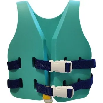 Plovací vesta Plavecká vesta BATOLE 300x200x27mm (0-2 roky), zelená + modrý popruh