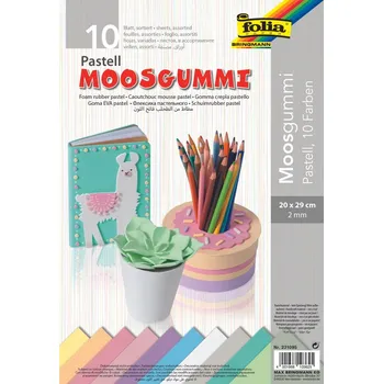 Folia Pěnovka 20 × 29 cm - pastelové barvy