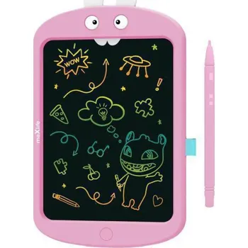 Magnetická kreslící tabulka Maxlife Dětská psací deska MXWB-02 LCD Růžová