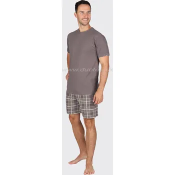 Pánské pyžamo EVONA Pánské pyžamo P-Nikos Barva: hnedá, Velikost: L