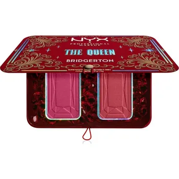 Paletka dekorativní kosmetiky NYX Professional Makeup Bridgerton Royal Blush paleta tvářenek odstín 03 The Queen 2x5 g