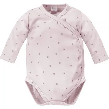 Kojenecké oblečení PINOKIO Zavinovací body dlouhý rukáv Hello RŮŽOVÁ - 56