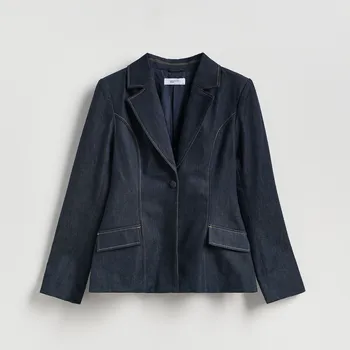 Reserved - Džínové sako - tmavomodrá - 775HN-59J - 775HN-59J-S