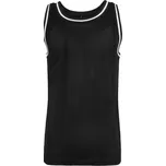 BUILD YOUR BRAND BY 009 / Pánské síťované tílko - black/white 4XL