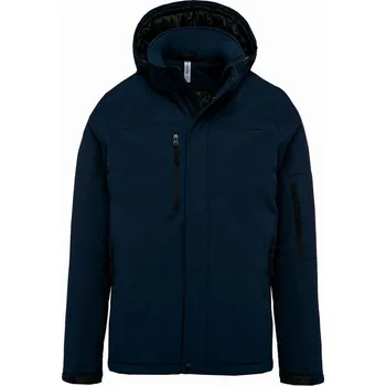 KARIBAN VINTAGE LINED HOODED PARKA K650 / Pánská softshellová bunda - navy XXXL