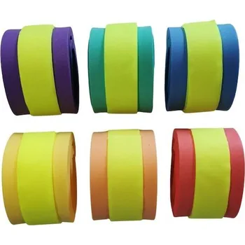 Nafukovací rukávky Nadlehčovací rukávky (pár)-neon žlutý zip 550x100x15mm, mix barev + neon žlutý zip