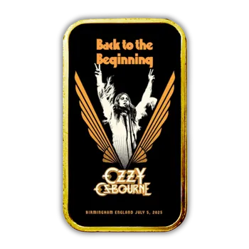 Stříbrný slitek 1 oz Ozzy Osbourne Back to the Beginning