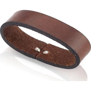 Peněženka Hnědé kožené poutko o maximální šířce - 3,5 cm