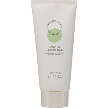 MISSHA Creamy Latte Green Tea Cleansing Foam - Čisticí pěna se zeleným čajem