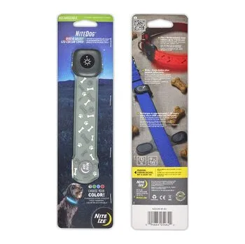 Vybavení pro přežití Nabíjecí svítící kryt Nite Ize NiteDog® Rechargeable LED Collar Cover - Disc-O Select™