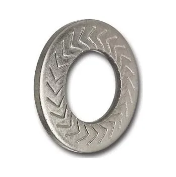 podložka SKM M 8 nerez.ocel A4 podložka s uzamykací hranou pro norm. a malé dosed. hlavy (1000 ks)