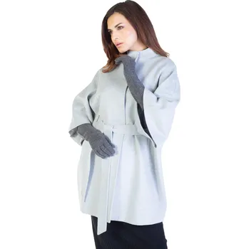 Dámský kabát Duuree.cz Kašmírový kabát Veronica Barva: Světle šedá, Velikost: M