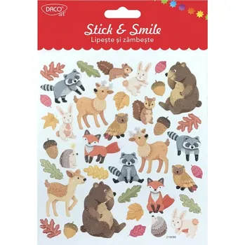 samolepka Samolepky AB118L Lesní zvířátka