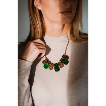 Šperk Dámský šperk ESPI Zelená