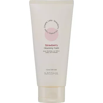 MISSHA Creamy Latte Strawberry Cleansing Foam - Čisticí pěna s extraktem z jahod