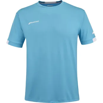 Pánské tričko BABOLAT PLAY MEN CREW NECK TEE CYAN BLUE 2024 pánské tričko - XL