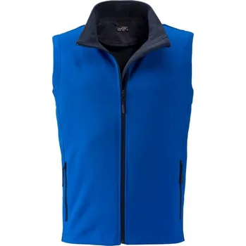 Pánské oblečení DAIBER JN 1128 / Pánská softshellová vesta - nautic blue/navy L