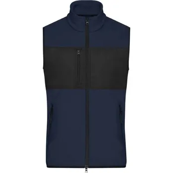 Pánské oblečení DAIBER JN 1310 / Pánská fleecová vesta - navy/black M