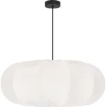 Bílé závěsné svítidlo s textilním stínidlem ø 52 cm Cafee – Candellux Lighting ID_1740818