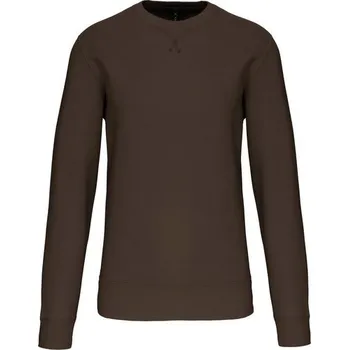 Pánská móda KARIBAN VINTAGE K442 / Mikina - dark khaki M