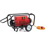 Měnič frekvence a napětí pro ponorné vibrátory betonu v trubkovém rámu s podvozkem, 400V, výkon 4,4 kVA, 4 zásuvky CAF 600 HERVISA PERLES (HERVISA PERLES)