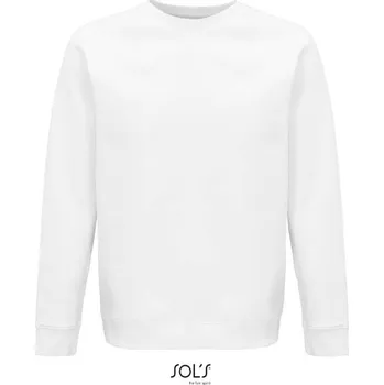 Pánská mikina SOL´S SPACE / Unisex bio raglánová mikina - white XXS
