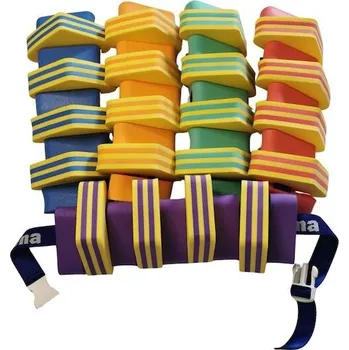 Plovací pás Plavecký pás 600 ŽLUTÝ - PRUH, mix barev - pruhované