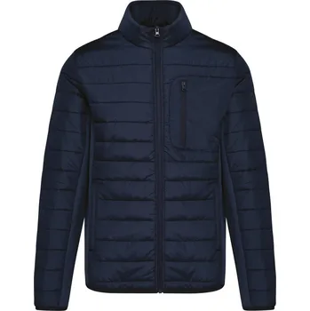 KARIBAN VINTAGE K6171 / Pánská prošívaná bunda - mid navy/midnight navy heather M
