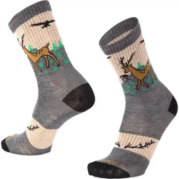 Pánské termo ponožky BESKYD DEER veselé merino ponožky Moose