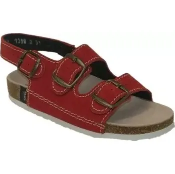 Pracovní obuv SANTÉ D/303 / Dětské korkové sandále - červená 35