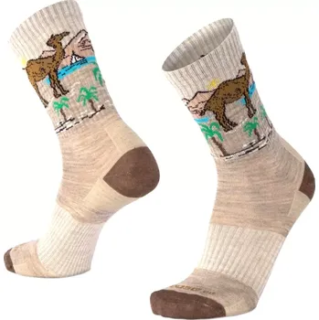 Pánské termo ponožky BESKYD CAMEL veselé merino ponožky s velbloudem Moose