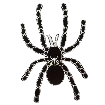 Nášivka Nažehlovací nášivka - pavouk (dva rozměry), Velikost: Malý