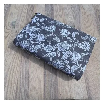 Obal na knihu Obal na knihu - Květy na šedé (UNI-M1653)