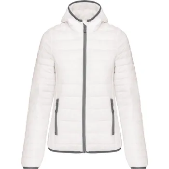 KARIBAN VINTAGE DOWN JACKET K6111 / Dámská zimní bunda - white S