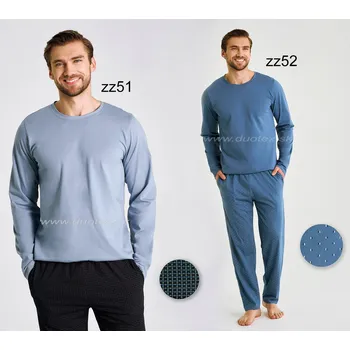 Pánské pyžamo TARO Pánské pyžamo Lorenzo3474 Barva: zz51-sv.modrá, Velikost: XL