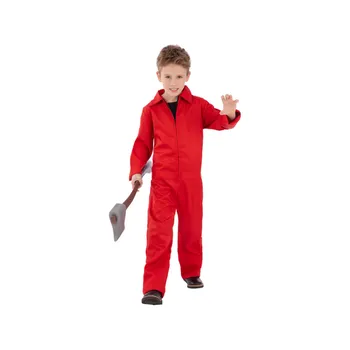 Karnevalový kostým Smiffys.com Dětský kostým - kombinéza červená Velikost: 10-12 let